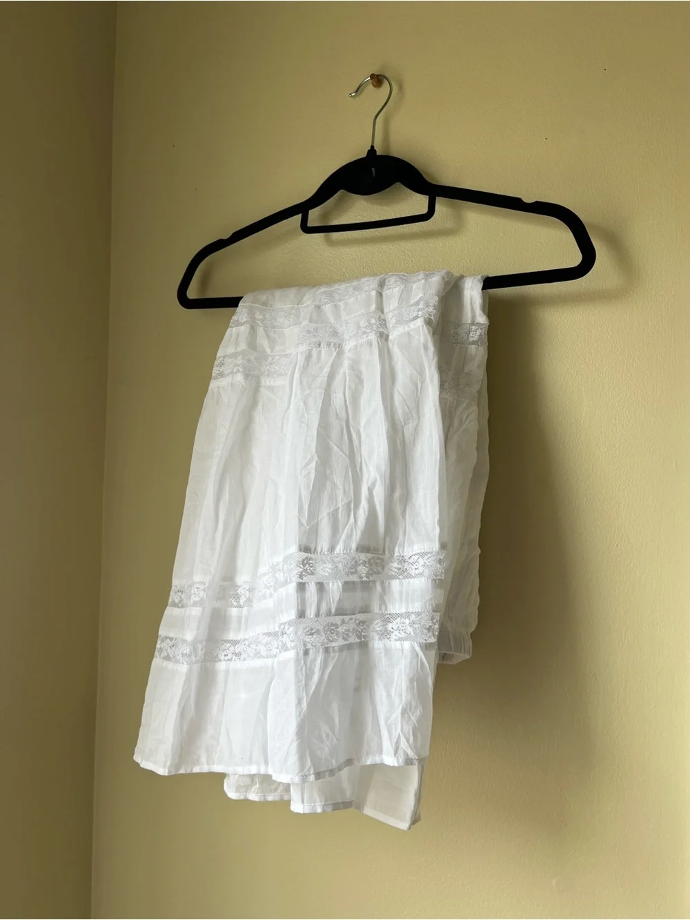 J. Crew Lace-trim pintuck Skirt - Picture 9 of 10
